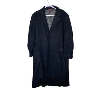 Nordstrom Wool Black Trench Dress Jacket
